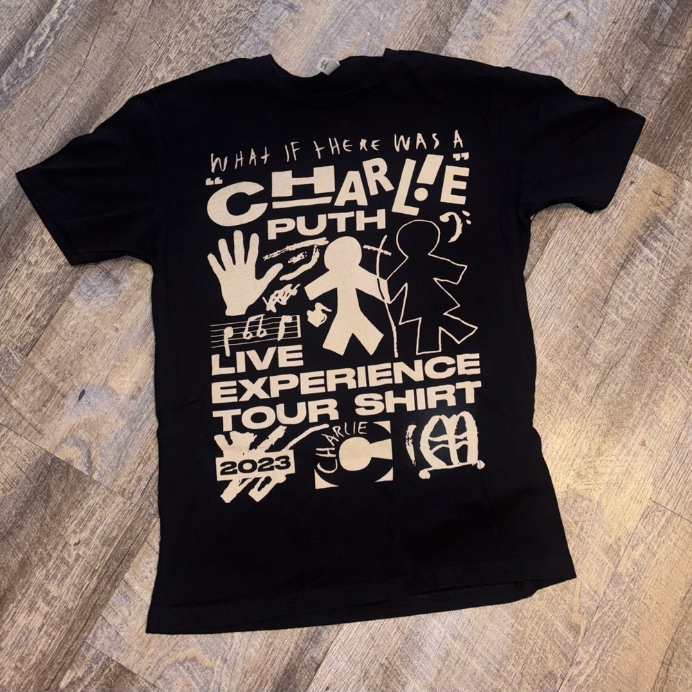 Charlie Puth tour shirt size medium